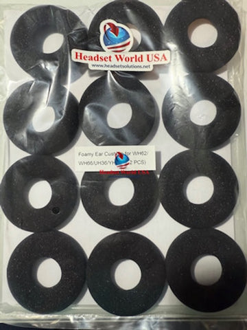 Yealink Foam Ear Cushion for WH62/WH66/UH36/YHS36 -Quantity of 12