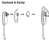 Yealink Earhook  for WH63/67 - 1 pc