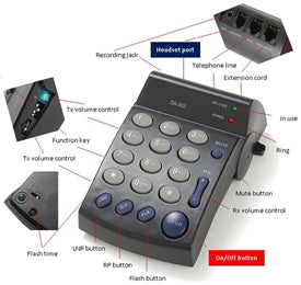 Headset Telephone Keypad Dialer 3003 (DA202) PD100 - IN STOCK - Final quantities