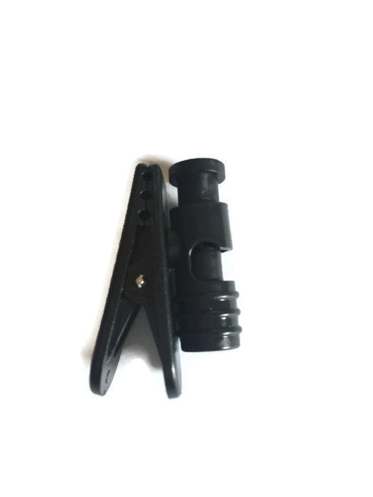 Headset clothing clip