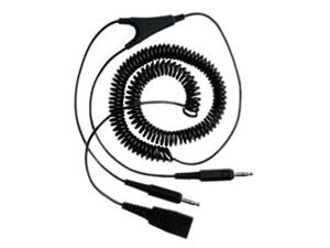 Jabra Dual 3.5Mm Jack Sound Card Cord for Computer 8734-599 - Headset World USA - Your Headset Solutions
