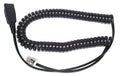 GN QD U10P-S Cords for Jabra QD compatible headsets to Yealink, Grandstream, some Zultys Phones