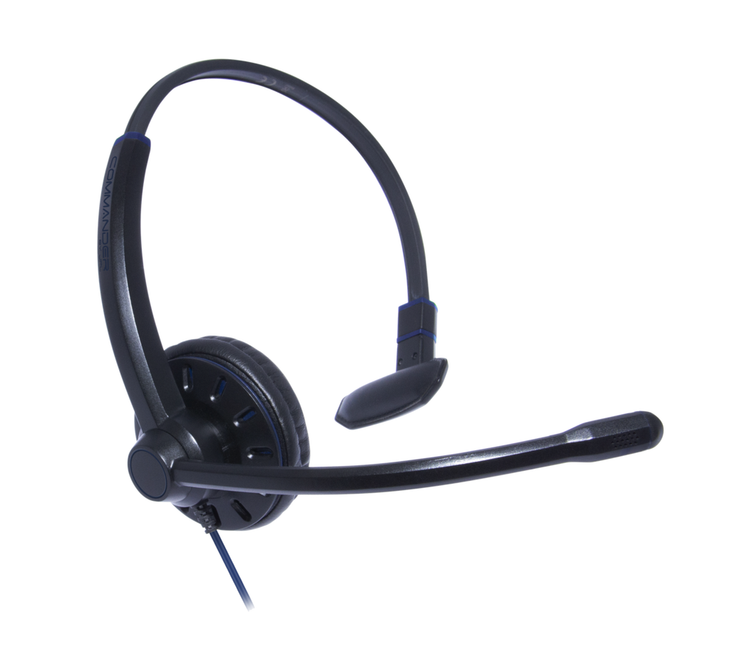 JPL Commander 1 Monaural USB Headset With Volume & Mute 575-344-003