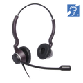 JPL HAC-2 Wired Binaural QD Headset - Plantronics QD compatible - FREE SHIPPING