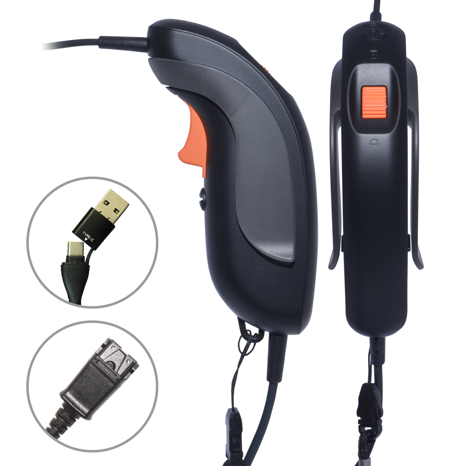 JPL SCOUT 200  USB-A/USB-C to JPL/PLX QD Push-to-Talk Trigger Switch - TAA COMPLIANT-FREE SHIPPING