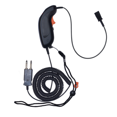 JPL SCOUT 300  JPL/PLX QD to PJ-7 (2-prong plug) Push-to-Talk Trigger Switch - TAA - FREE SHIPPING