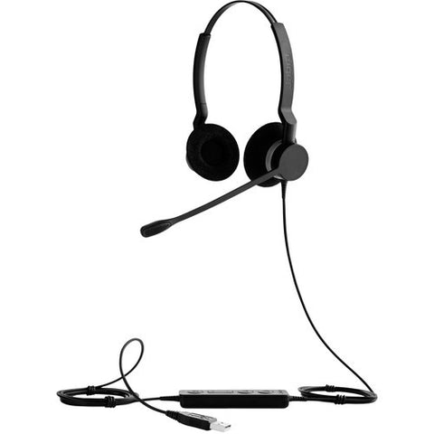 Jabra Biz 2300 USB UC Duo Binaural Headset  2399-823-109 - Headset World USA - Your Headset Solutions