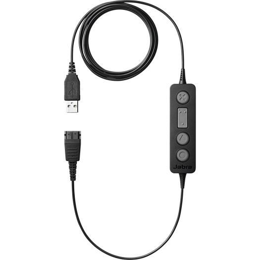 Jabra Link 260 USB Headset Cord with Controls 260-09 - Headset World USA - Your Headset Solutions