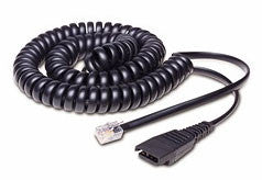 Jabra 8800-02 Quick Disconnect Bottom Cord to RJ11 Connector - Headset World USA - Your Headset Solutions