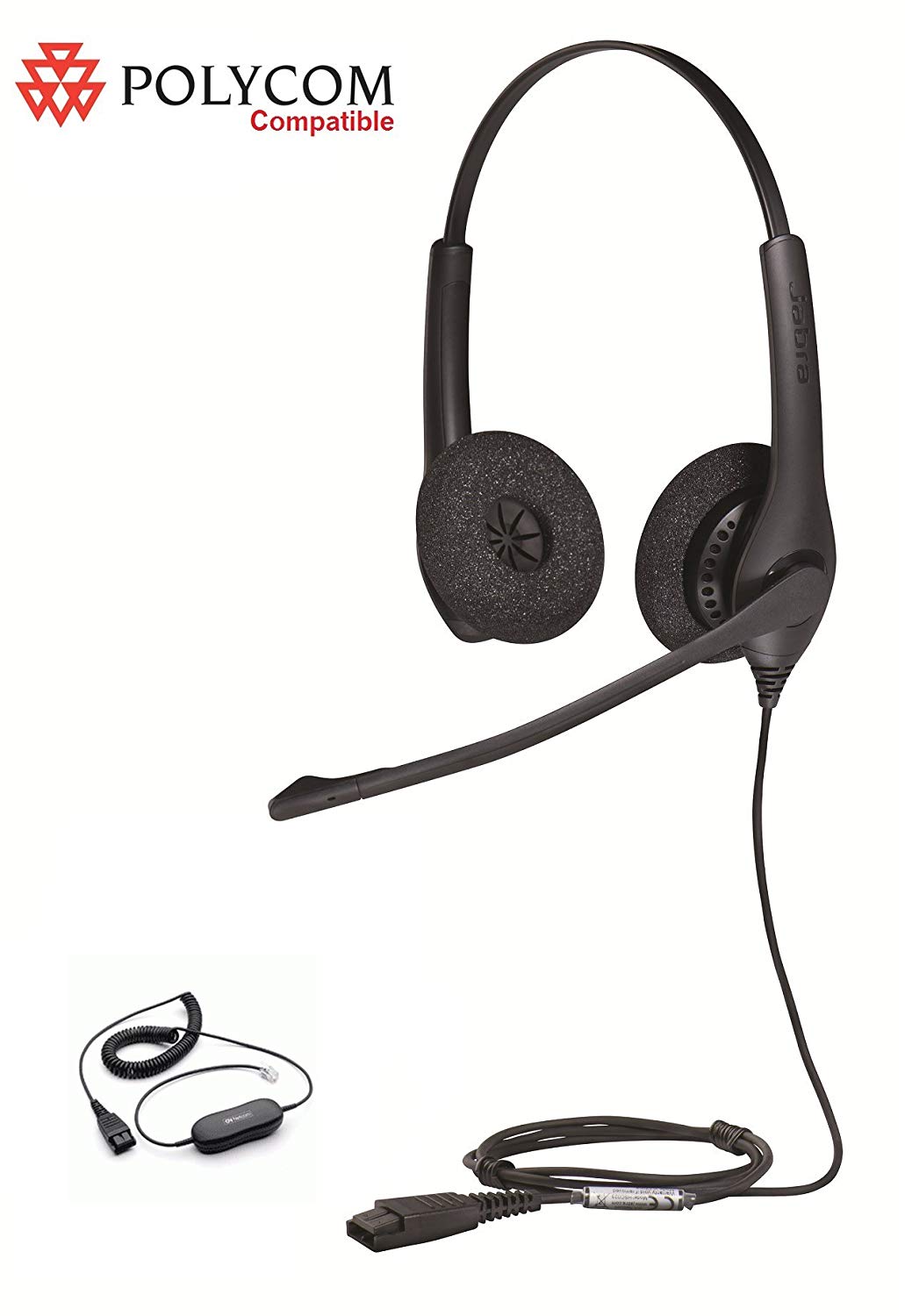 Polycom Compatible Jabra Biz 1500 DUO Headset