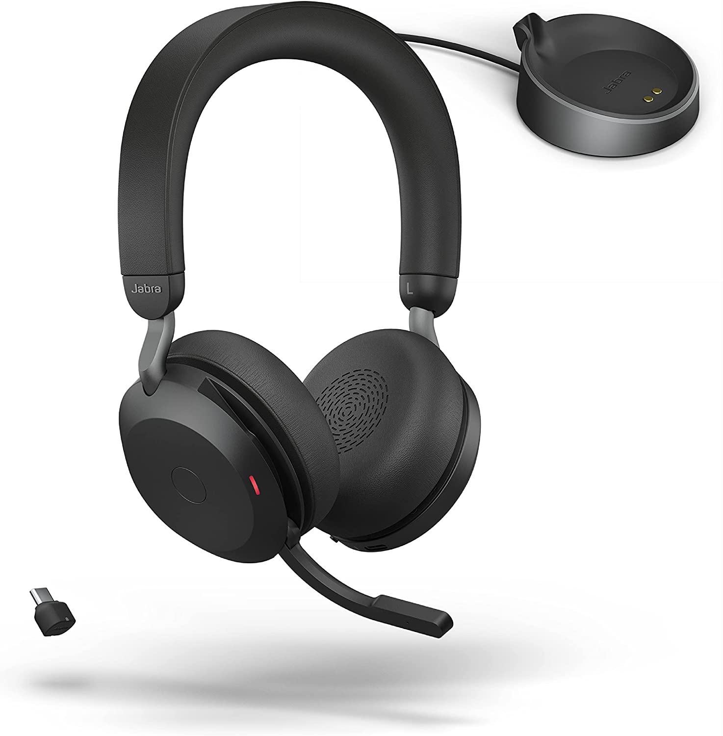 Jabra Evolve2 75 USB-C UC with Charging Stand - Black 27599-989-889
