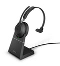Jabra Evolve2 65 MS Mono Bluetooth Headset, USB-A, Charging Stand - 26599-899-989-01