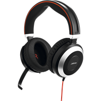 Jabra Evolve 80 MS USB DUO Stereo Headset 7899-823-109 - CONTACT US FOR SPECIAL PRICING OFFERS - Headset World USA - Your Headset Solutions