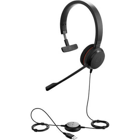 Jabra EVOLVE 20 MS MONO USB Headset 4993-823-109 - CONTACT US FOR SPECIAL PRICING OFFERS! - Headset World USA - Your Headset Solutions