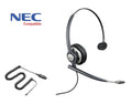 NEC Compatible Headset with Cord for NEC Phone - Plantronics HW710
