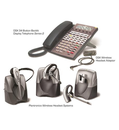 NEC DSX Wireless Headset Adapter for Plantronics Wireless 1091054 - Headset World USA - Your Headset Solutions