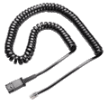 Plantronics U10P-S cord for Zultys, Yealink,Snom phones 38099-01