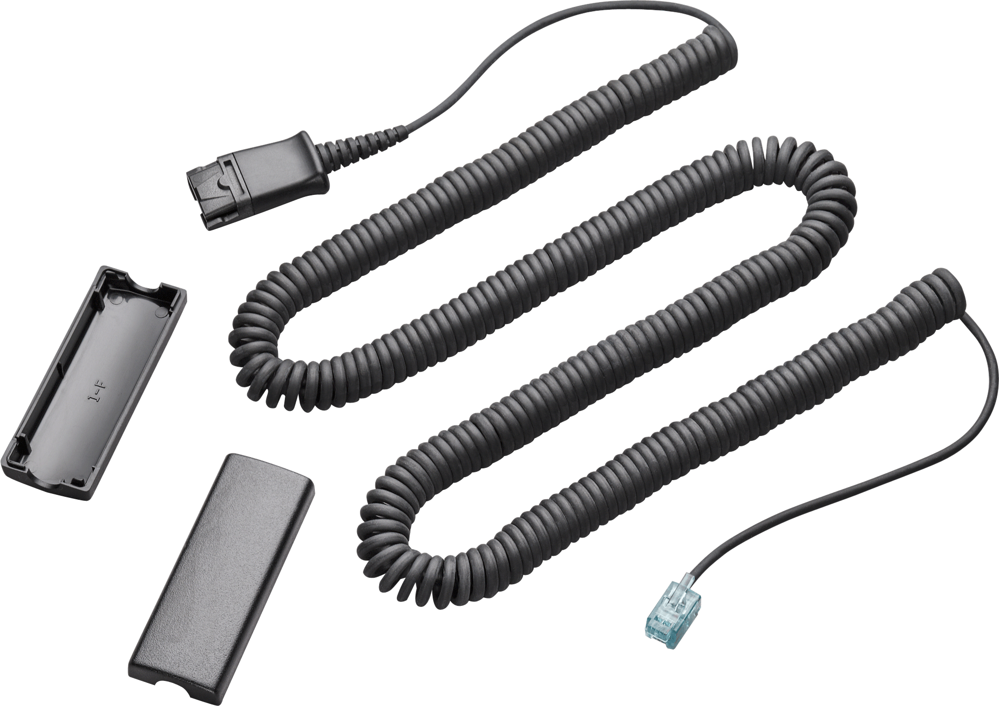 Plantronics Coil Cable (QD to modular phone jack) 40702-01 - Headset World USA - Your Headset Solutions