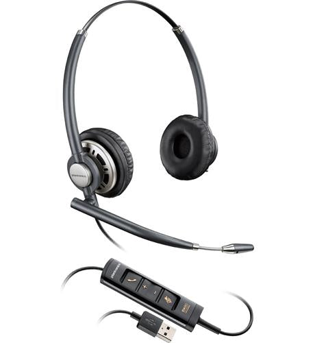 HP Poly EncorePro HW725 DUO USB Headset 783M6AA - FREE SHIPPING