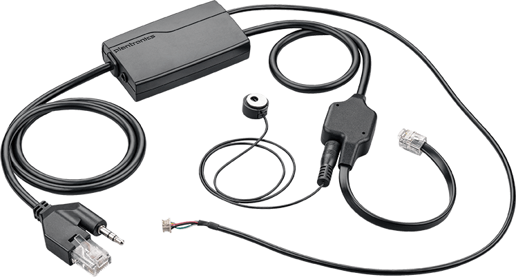 Plantronics APN-91 EHS Cable for Wireless on SOME NEC Phones 89280-11 - Headset World USA - Your Headset Solutions
