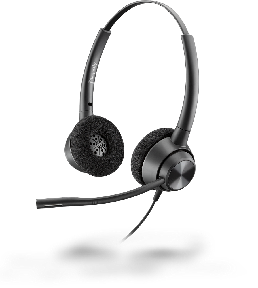 HP Poly EncorePro EP320 Noise Canceling QD Headset 77T26AA
