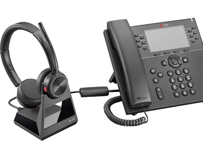 HP Poly Savi 7220 Office Stereo Wireless Headset 7W6D5AA#ABA - FREE SHIPPING