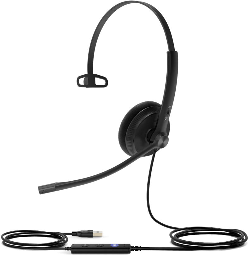 Yealink  UH34 Mono USB-A Wired Headset for Microsoft Teams 1308014