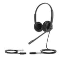 Yealink 1308092 YHS34 Dual Wideband Headset QD to RJ9 1308023