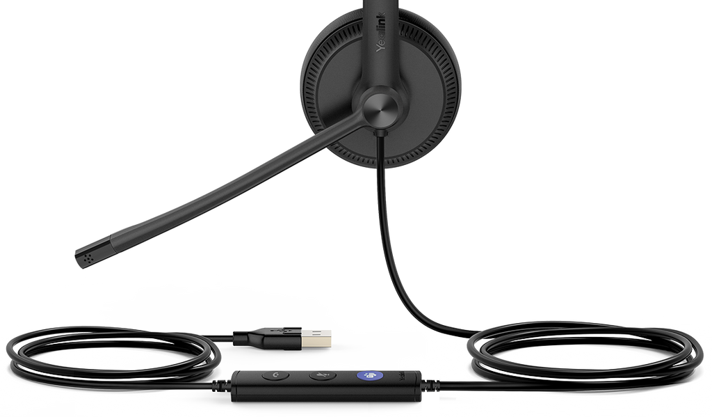 Yealink  UH34 Mono USB-A Wired Headset for Microsoft Teams 1308014