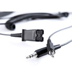 ADDASOUND DN1021 DUAL 3.5mm Sound Card Cord for Crystal Headsets - Headset World USA - Your Headset Solutions
