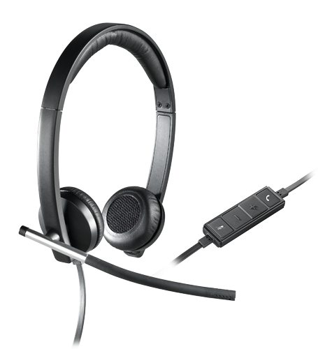 Logitech USB H650e Stereo Headset 981-000518 - Headset World USA - Your Headset Solutions
