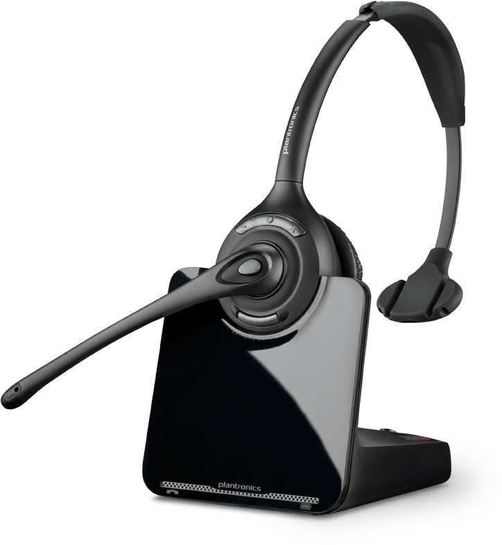 Plantronics CS510-XD Monaural Wireless Headset 88284-01 - Headset World USA - Your Headset Solutions