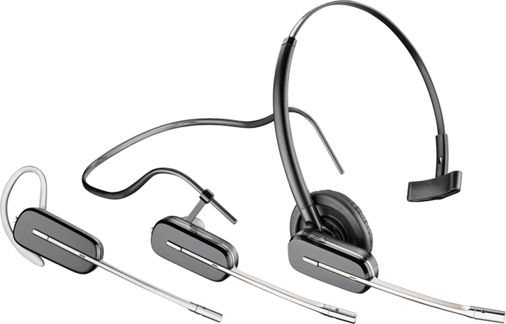 Plantronics 203949-01 Savi W445-M Wireless USB Headset - Headset World USA - Your Headset Solutions